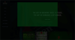Desktop Screenshot of heineken.com