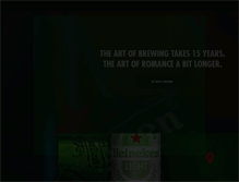 Tablet Screenshot of heineken.com