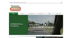 Desktop Screenshot of africafoundation.heineken.com