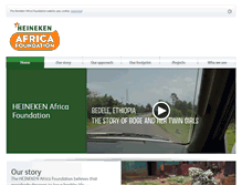 Tablet Screenshot of africafoundation.heineken.com